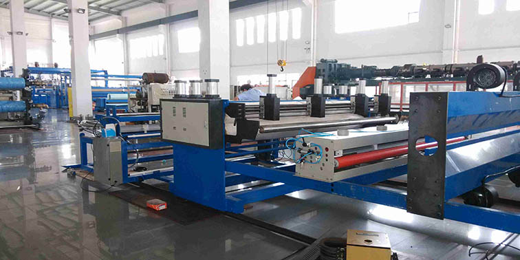 PP hollow flute sheet extrusion machine 3